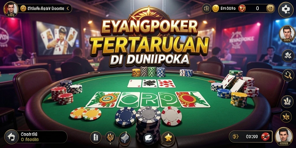 Tampilan gameplay seru di EYANGPOKER dengan aksi Battle Royale yang mendebarkan.