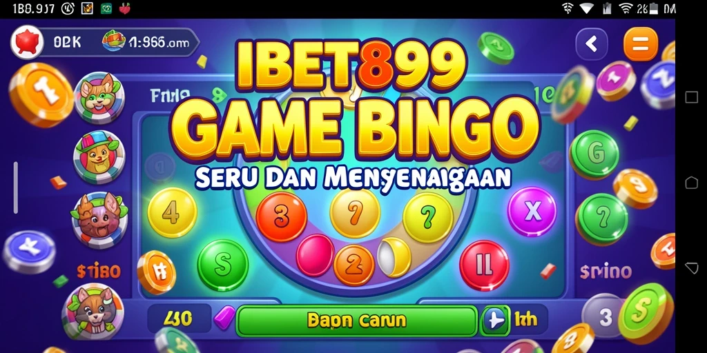 Screenshot utama IBET899 menunjukkan gameplay seru Bingo yang memikat.