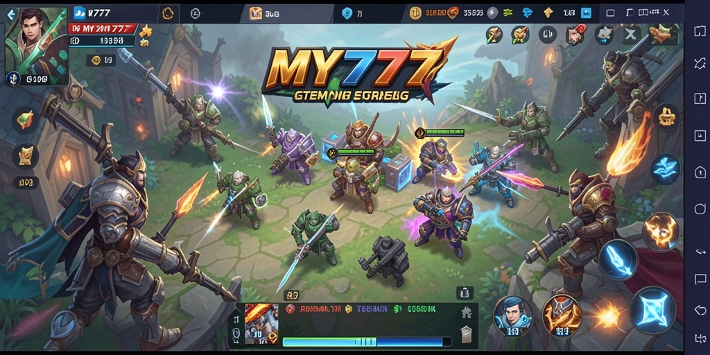 Tampilan gameplay MY777 yang penuh strategi dan tantangan.