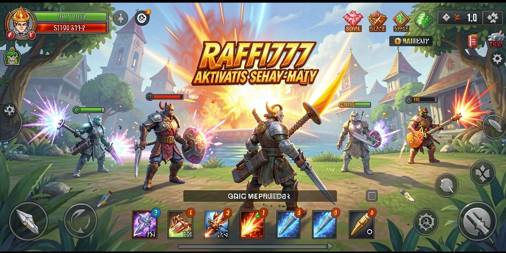 Tampilan utama <strong>RAFFI777</strong> yang intuitif dan ramah pengguna.